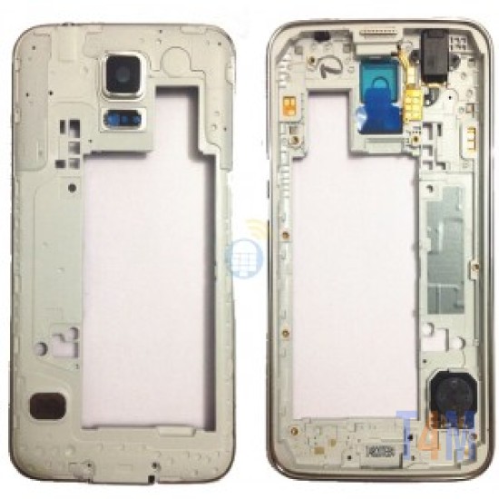 MIDDLE FRAME SAMSUNG GALAXY S5 I9600 G900F G900H BRANCO